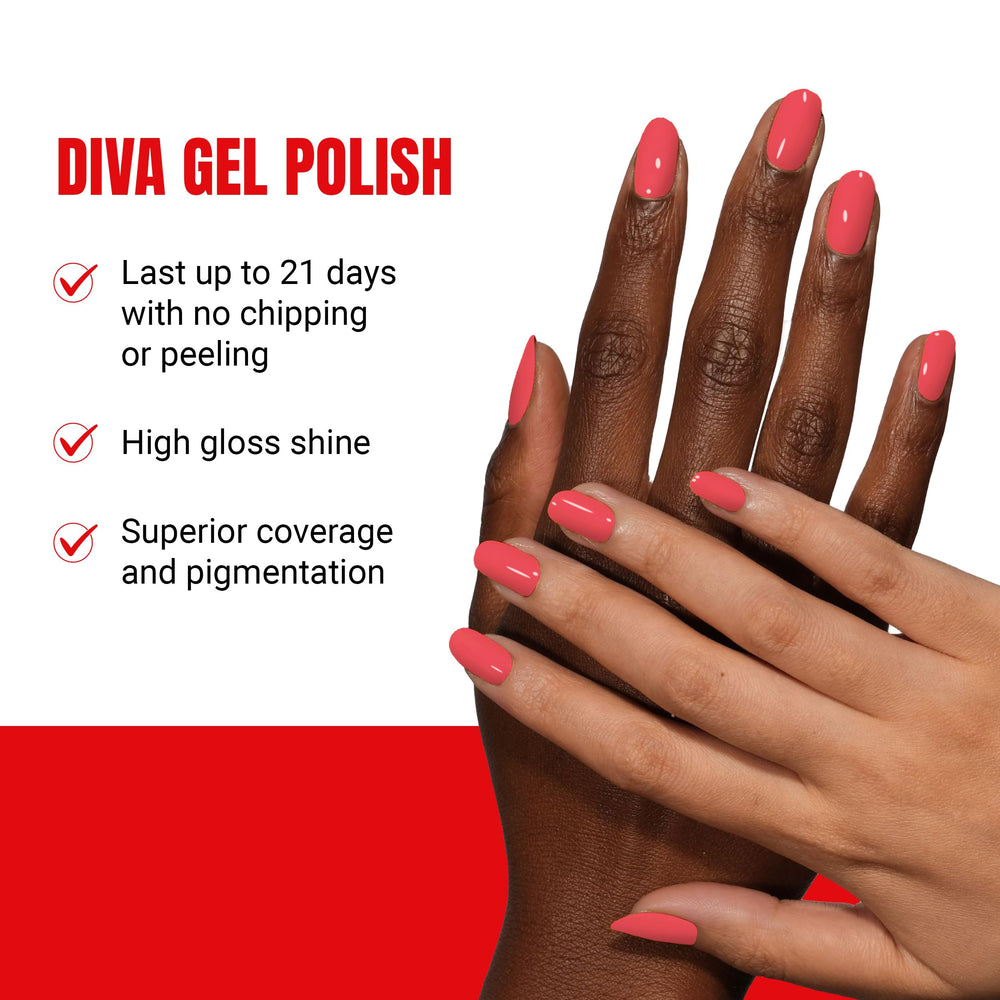 DAISY DND Juicy Fruit air-dry lacquer provides quick-dry color for on-the-go touch-ups