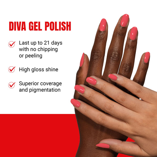 DAISY DND Juicy Fruit air-dry lacquer provides quick-dry color for on-the-go touch-ups