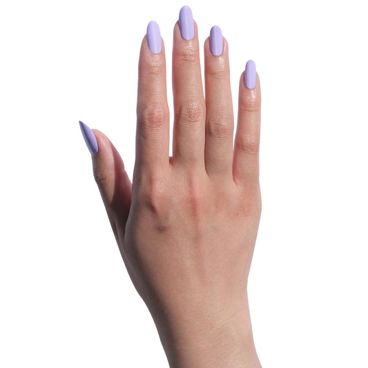 Daisy DND lacquer 572 Great Smoky Mountain swatch for quick air-dry finish.