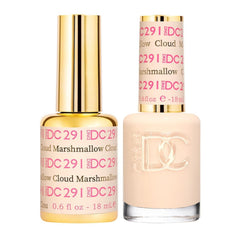 Daisy DND Marshmallow Cloud gel polish bottle for a creamy milky white finish
