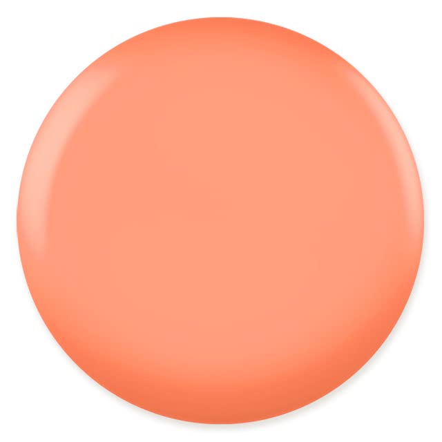 Daisy DND orange lacquer bottle with a glossy finish and air dry option.