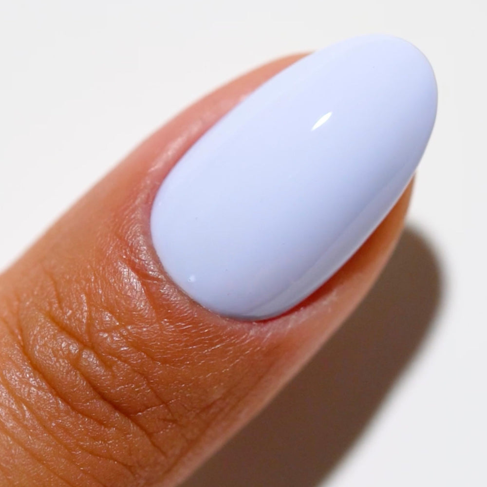 Daisy DND Periwinkle swatch demonstrates versatile color for nails.