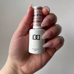 DAISY DND Picnic For 2 lacquer bottle paired with gel for a coordinated mani