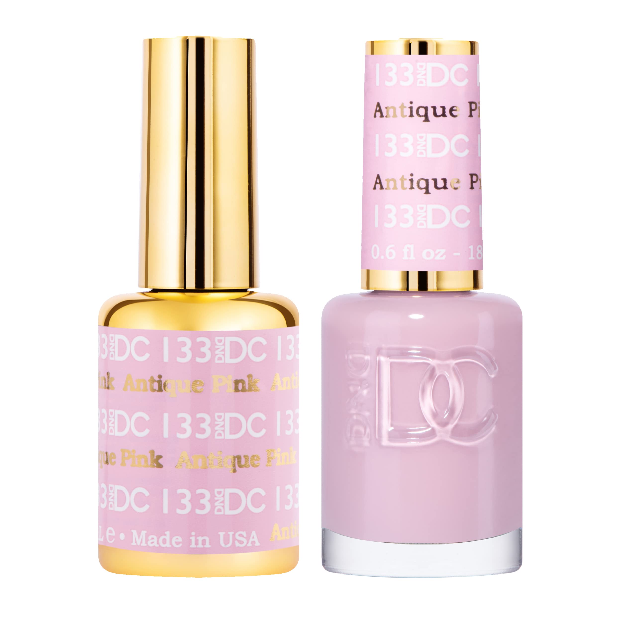 Daisy DND gel polish bottle from pink collection for rich color and salon-quality at home.