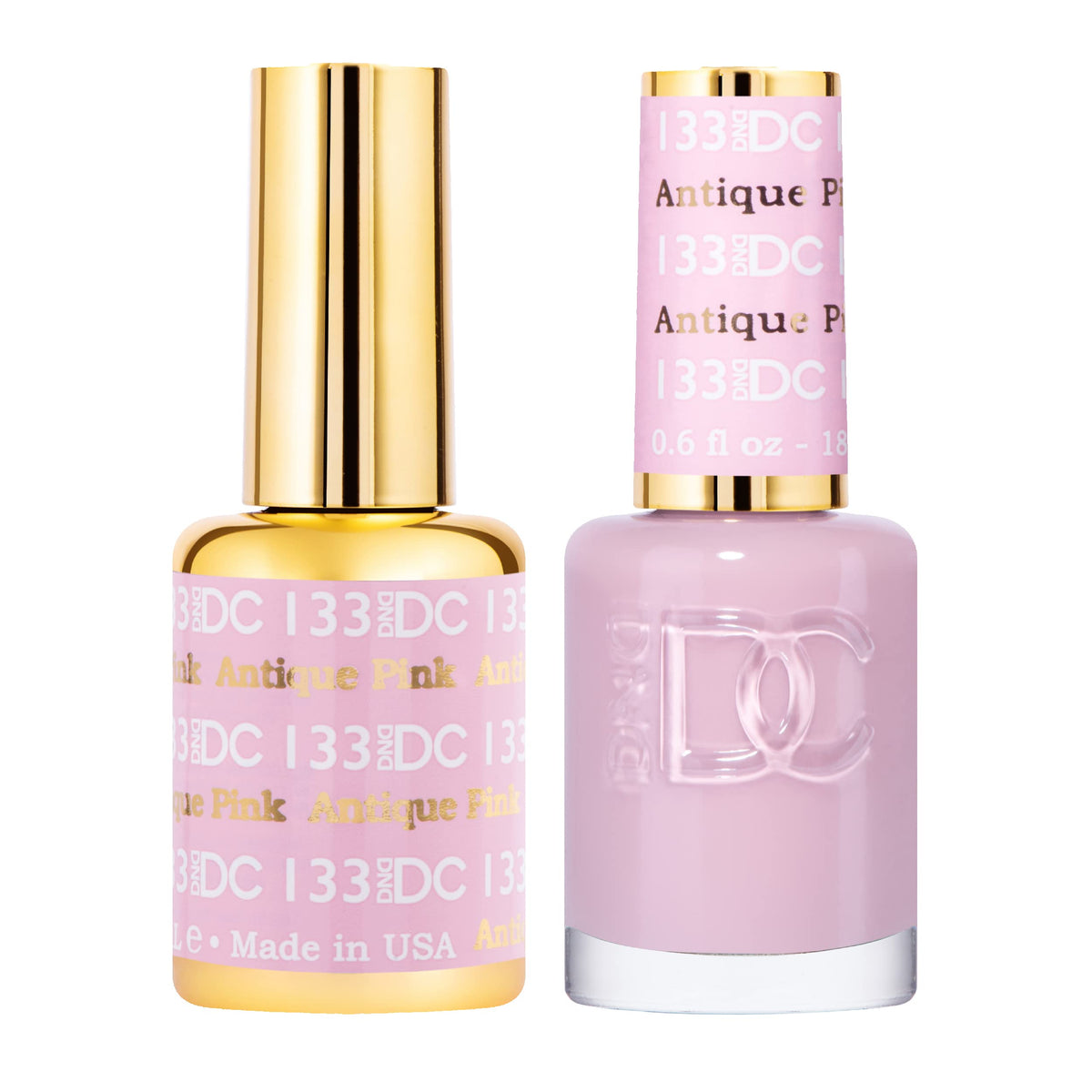 Daisy DND gel polish bottle from pink collection for rich color and salon-quality at home.