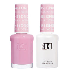 DAISY DND Rock N Rose gel polish bottle in rusty rosy pink for long-lasting color