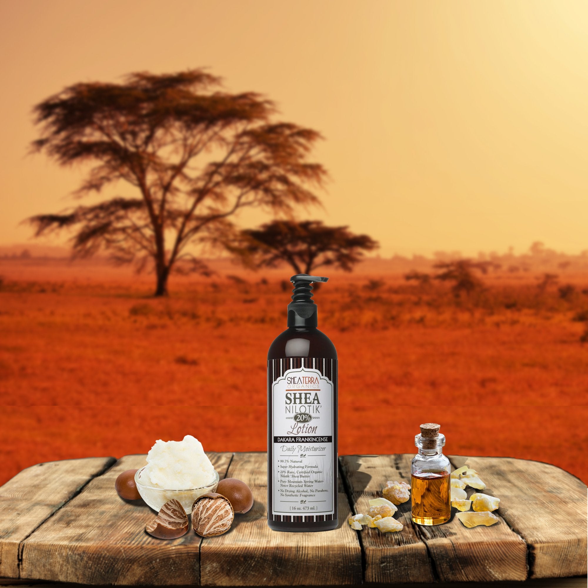 Dakara frankincense essential oil bottle with aromatic, skin-friendly notes.