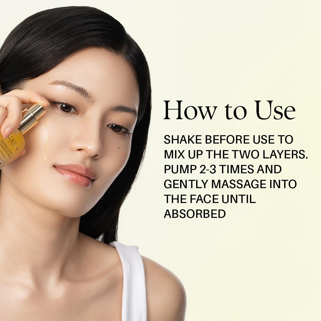 d'alba Piedmont serum integrated into morning routine with makeup