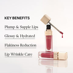 d'alba Piedmont Lip Glow Mood Volumizer vegan ceramide supports lip comfort.