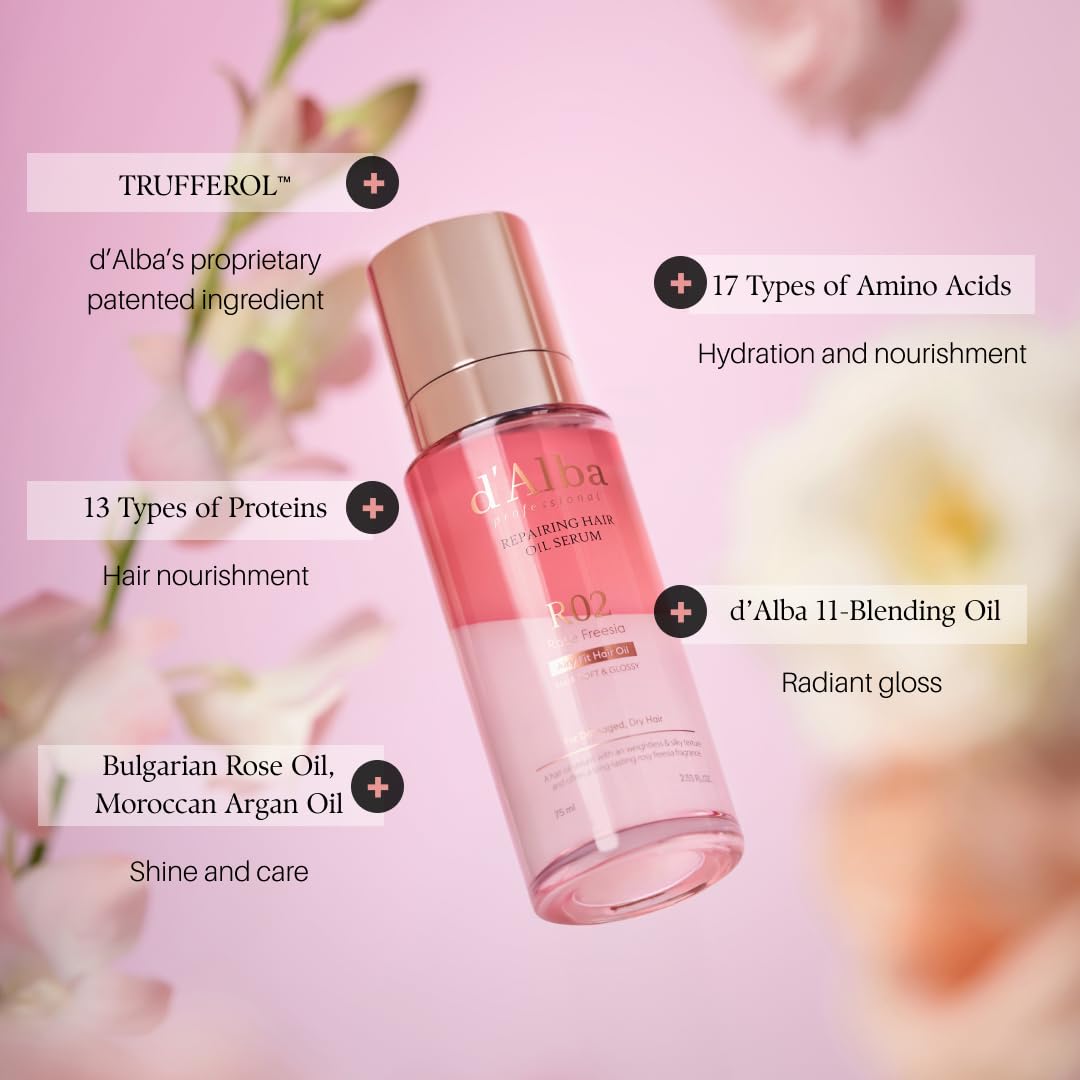 d'alba Piedmont scalp nourishment hint featuring soothing massage-ready oil