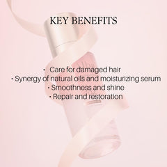d'alba Piedmont hair oil texture close-up shows silky, fast-absorbing finish
