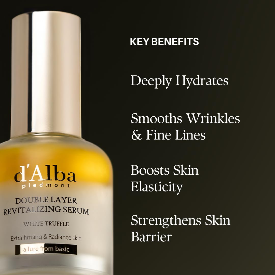 d'alba Piedmont Trufferol Complex emblem on packaging suggests antioxidant nourishment