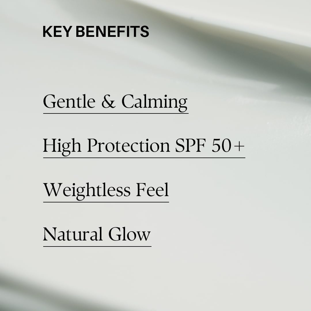 d'alba Piedmont Truffle Waterfull SPF58+ protection demonstrated in swatch.