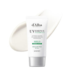 d'alba Piedmont Waterfull Sunscreen bottle pour for easy daily application