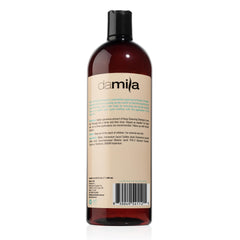 Damila Deep Cleansing Shampoo foamy lather on hair demonstrates residue removal