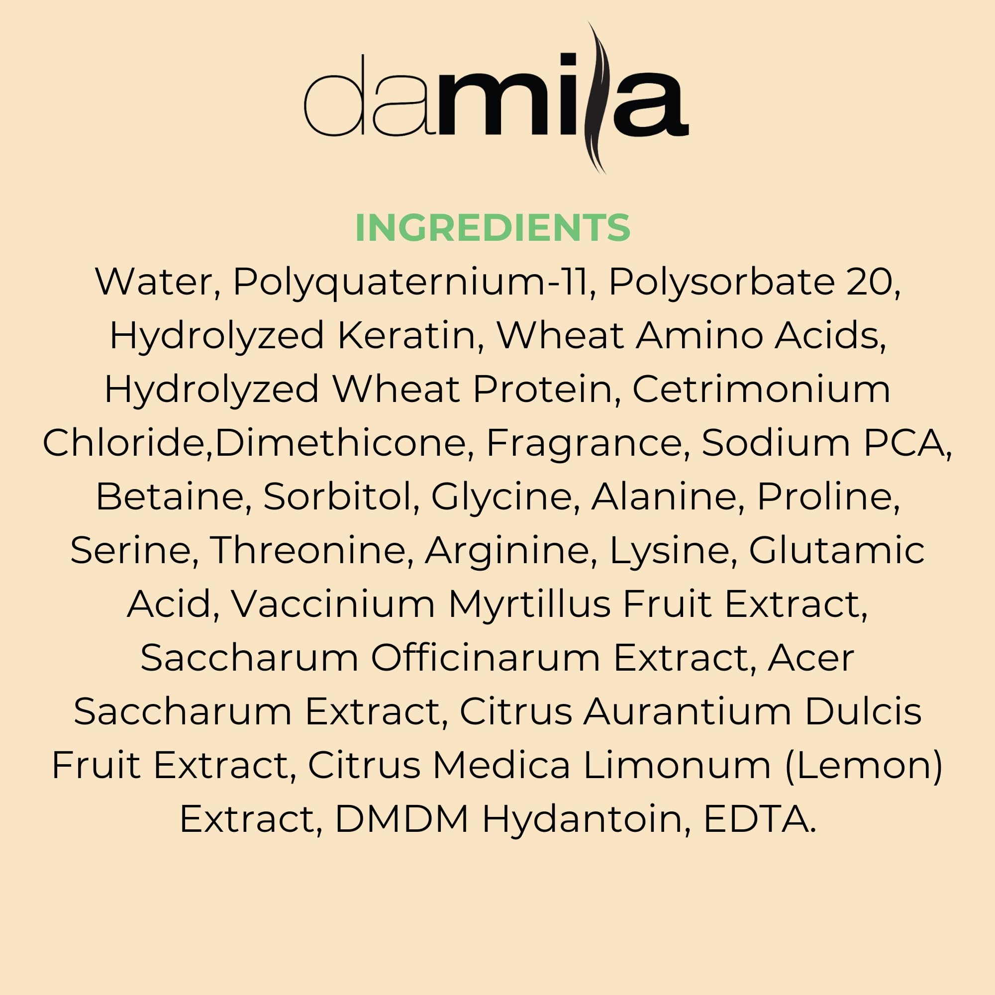 Damila Keratin Leave-In Conditioner Spray extends the look of keratin treatments.