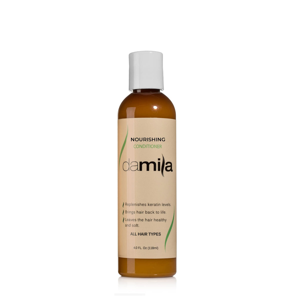 Damila Nourishing Conditioner bottle front boosts hydration for damaged hair