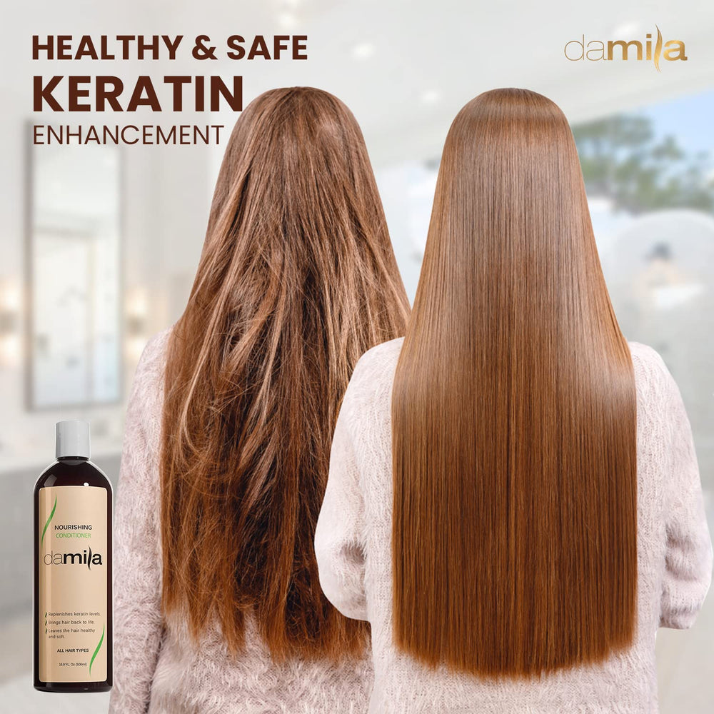Damila Nourishing Conditioner rich scent evokes spa-like calm during routine
