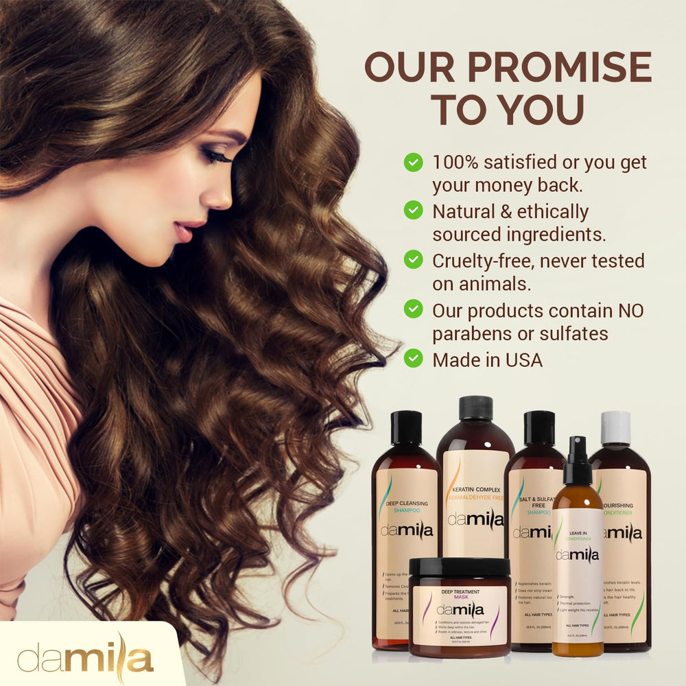 damila Repair & Shine Serum overnight treatment for nourished morning hair