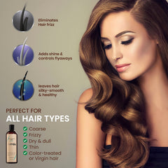 Damila shampoo keratin color treated closeup highlights nourishing, color-safe care.