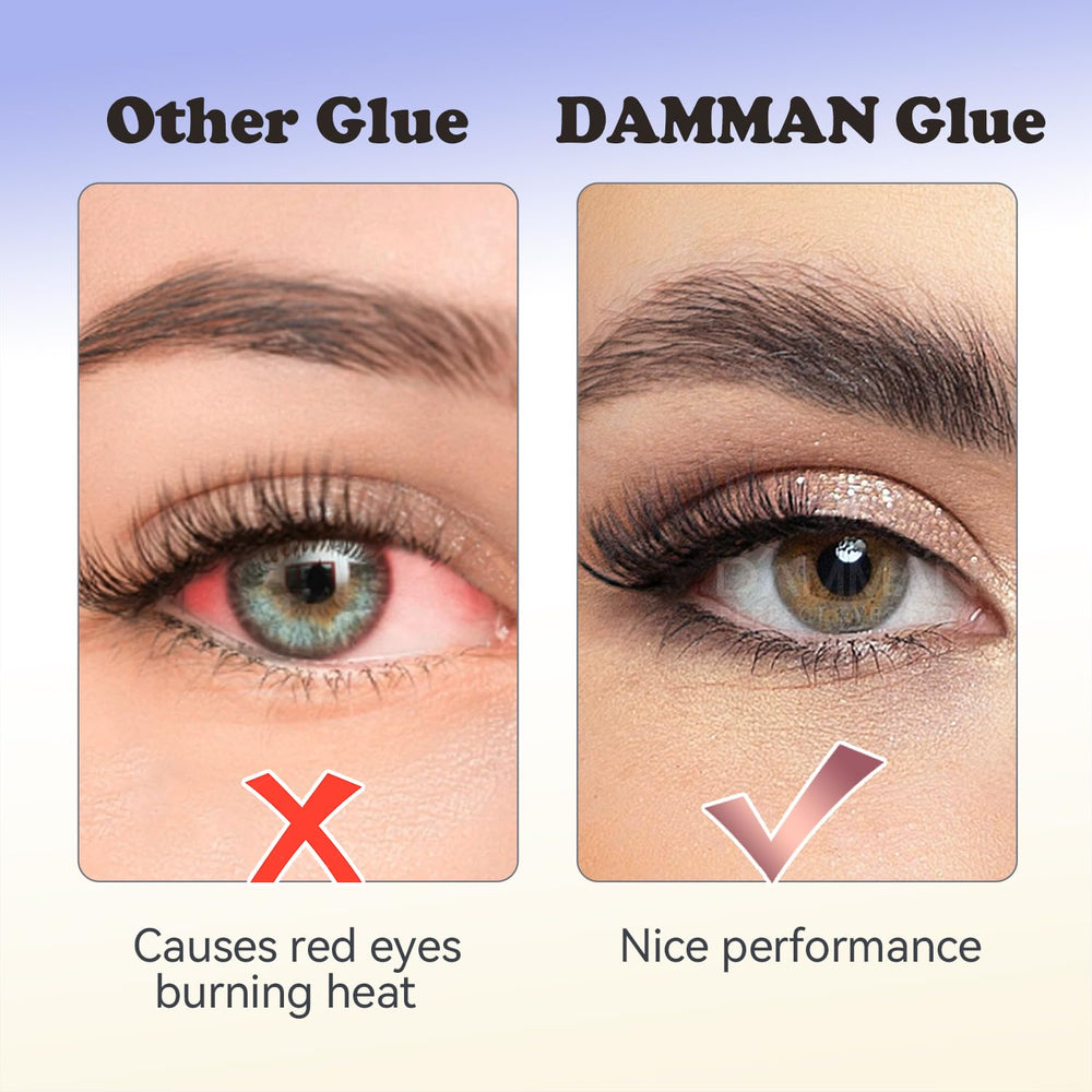 Professional salon adhesive designed for trusted lash technicians using DAMMAN No.12.