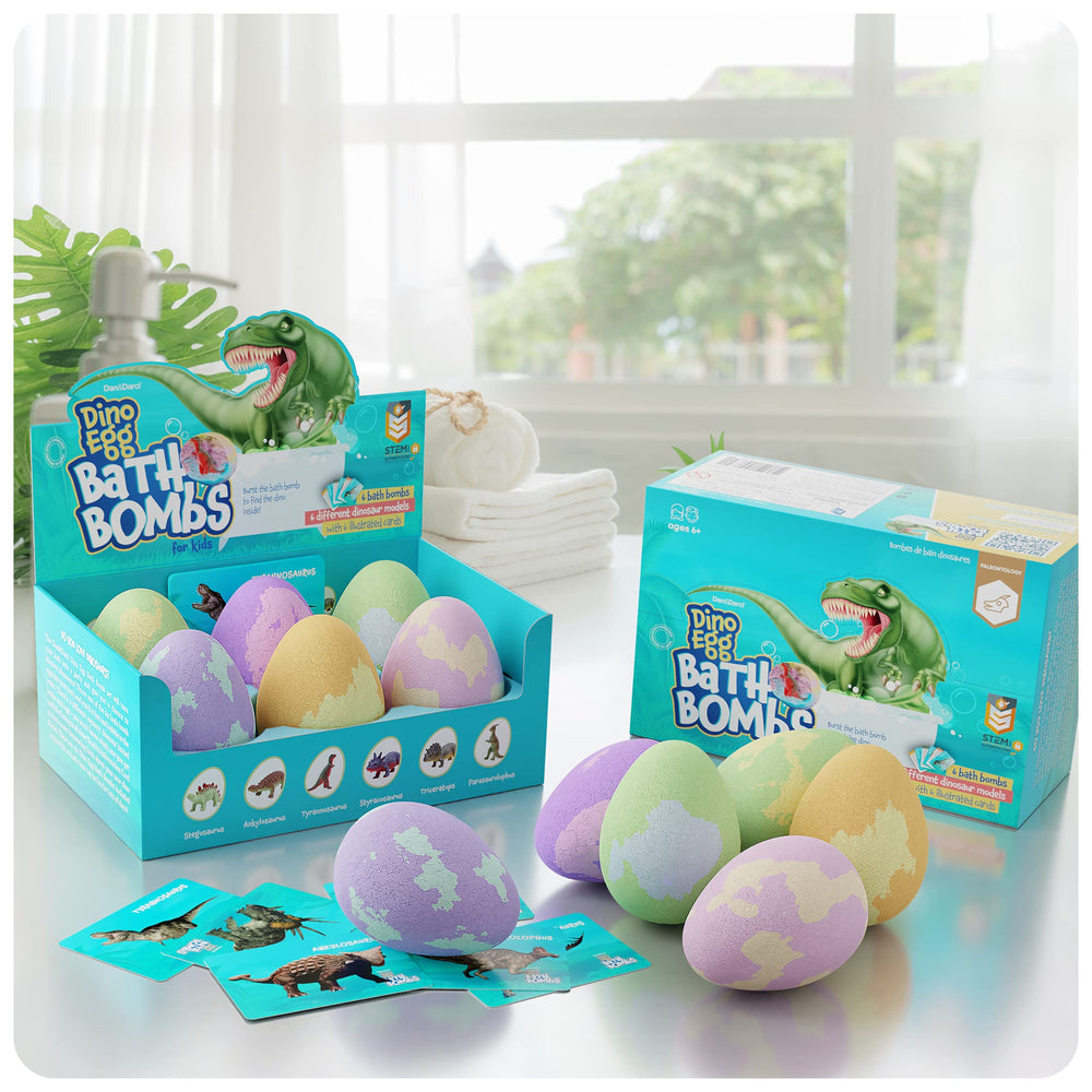 Dan&Darci Dino Egg Bath Bombs make a great gift for kids