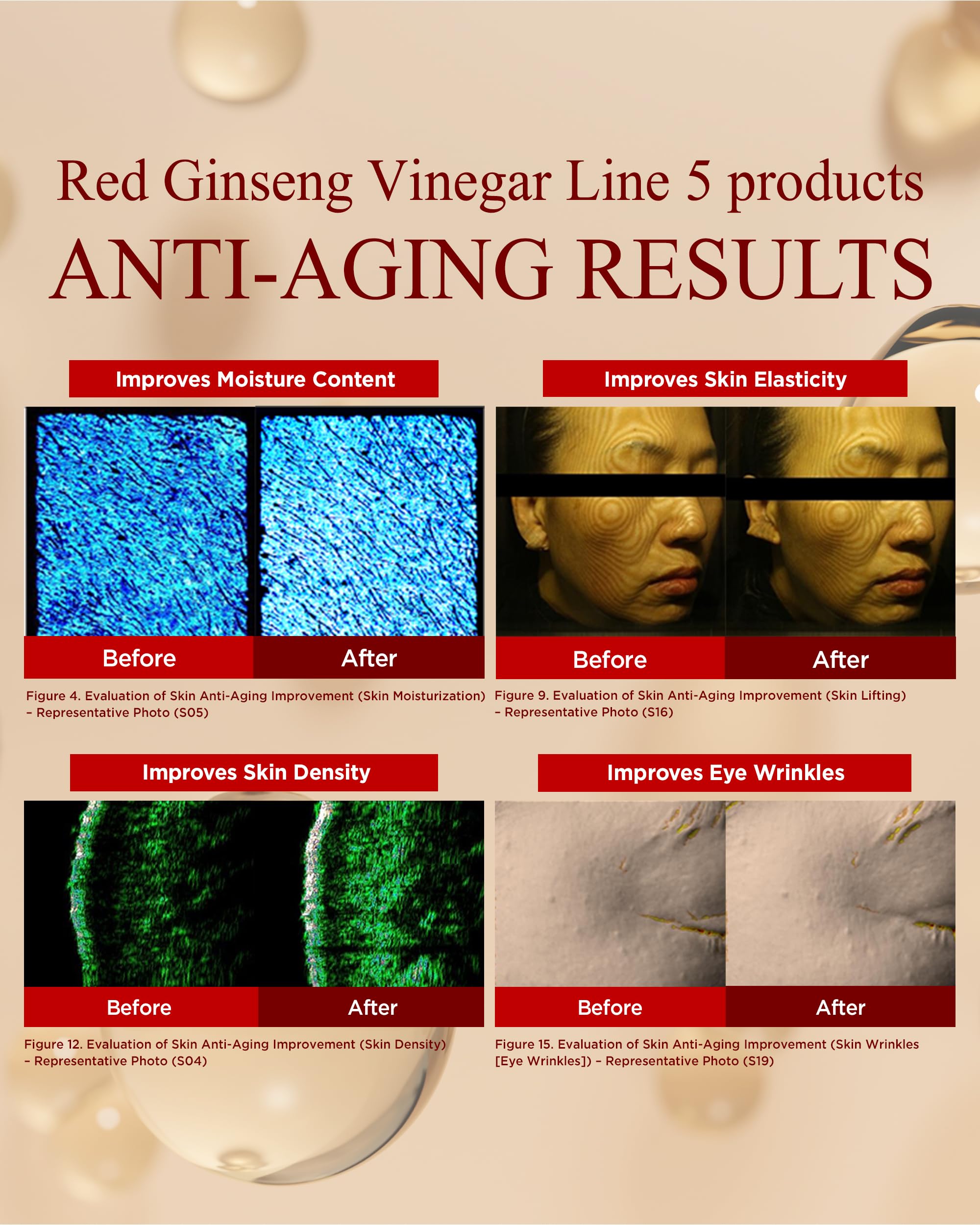 Application scene with Hinoki Water and Licorice Root soothing skin