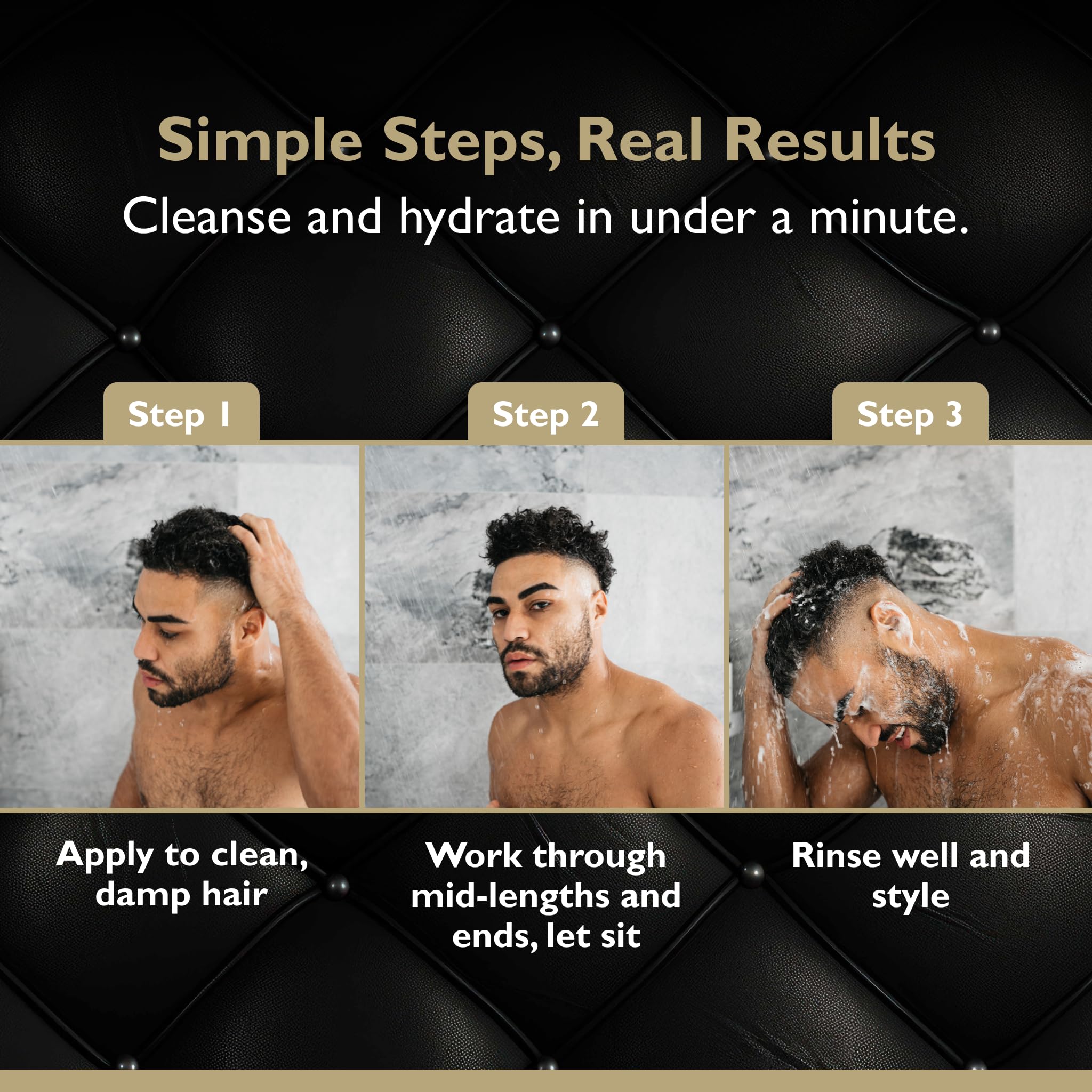 DandyMen Batana Oil Hair Mask keratin boost illustration for stronger strands.