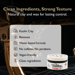 DandyMen Grooming Clay tobacco vanilla scent profile for masculine, refined fragrance.