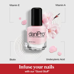 DaniPro Love is All close-up shows glossy finish and rich pigment for long-lasting shine.