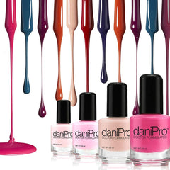 DaniPro undecylenic acid infused nail polish on surface