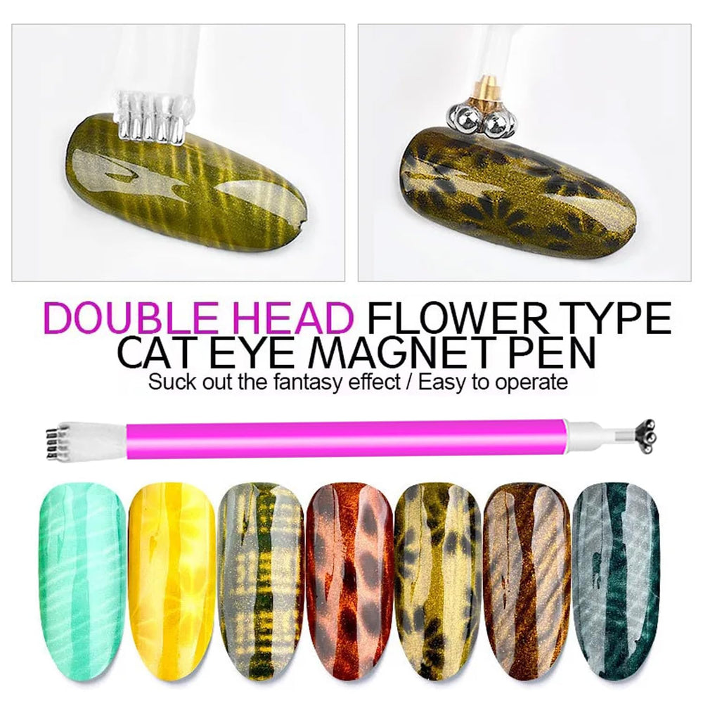 DANNEASY cat eye magnet creates gradient and cross effect possibilities.