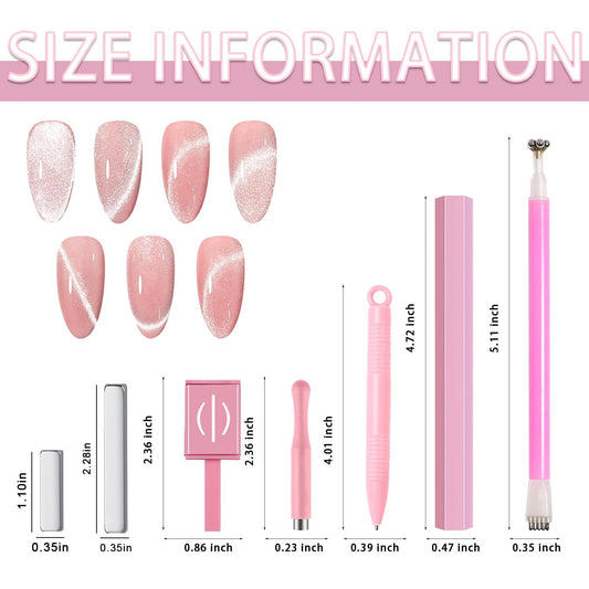 DANNEASY cat eye magnet demonstrates strong magnetism for quick results.