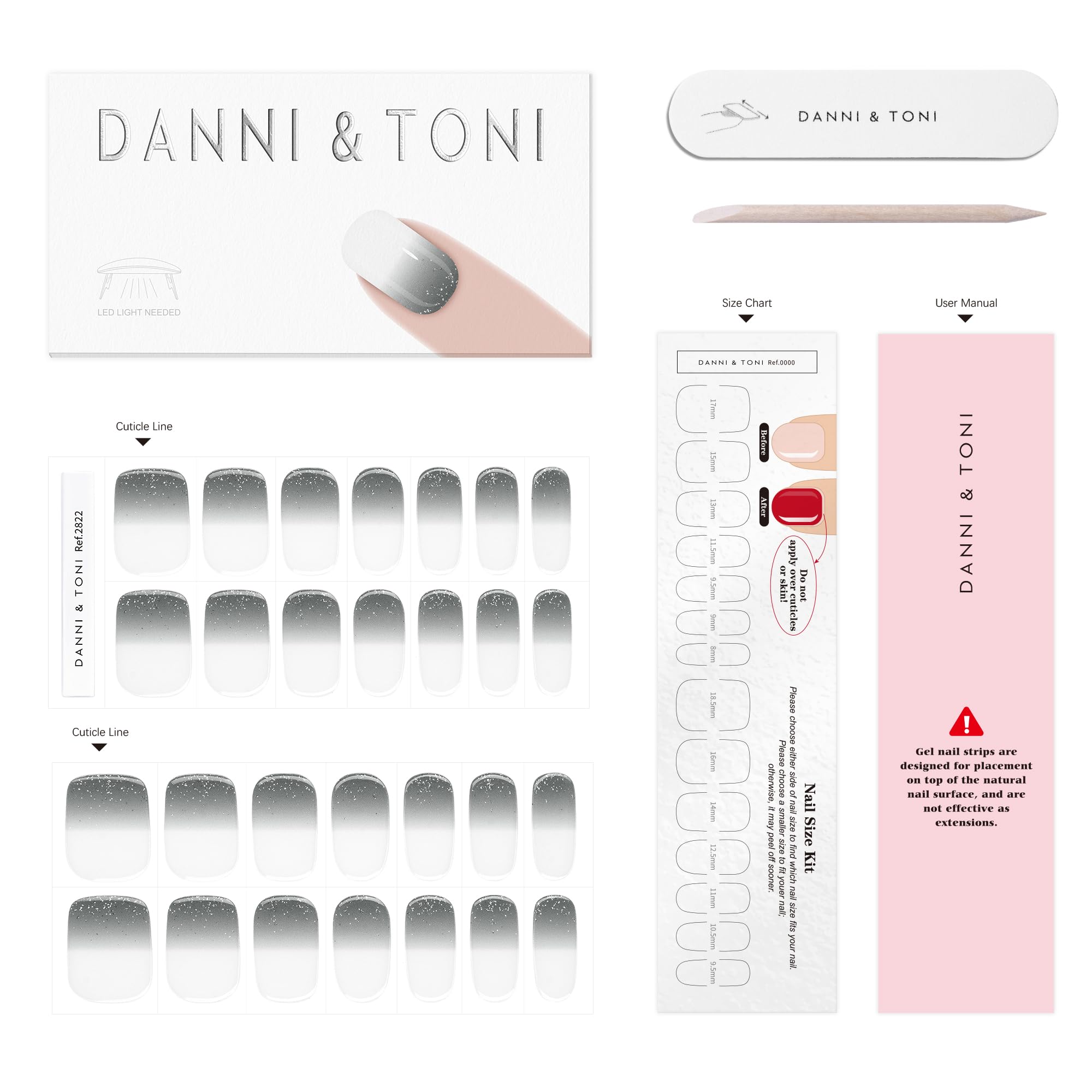 DANNI and TONI Ash Dream easy application and removal for time-saving mani.