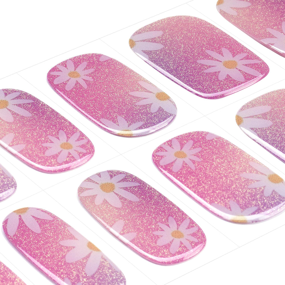 DANNI AND TONI gel nail wraps last up to two weeks when cured