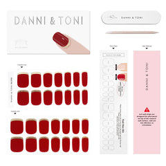 DANNI & TONI easy-application nail wraps simplify quick manicures