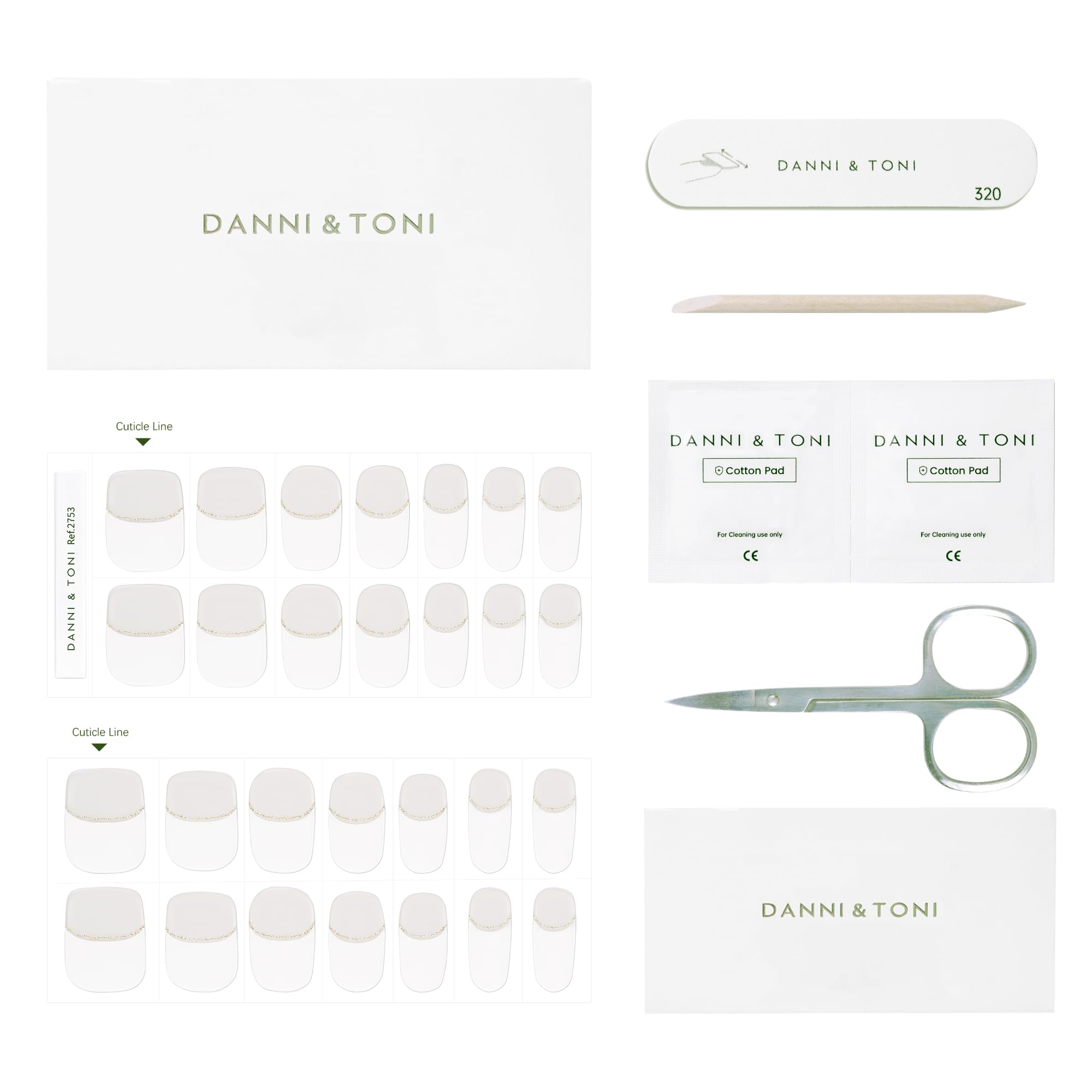 DANNI & TONI semi-cured wraps offer easy application for durable at-home nails