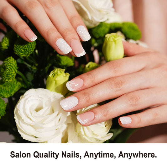 DANNI & TONI Floral swirl wraps showcase an elegant pattern for everyday stylish nails