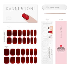 DANNI & TONI non-toxic gel nail wraps for safe wear.