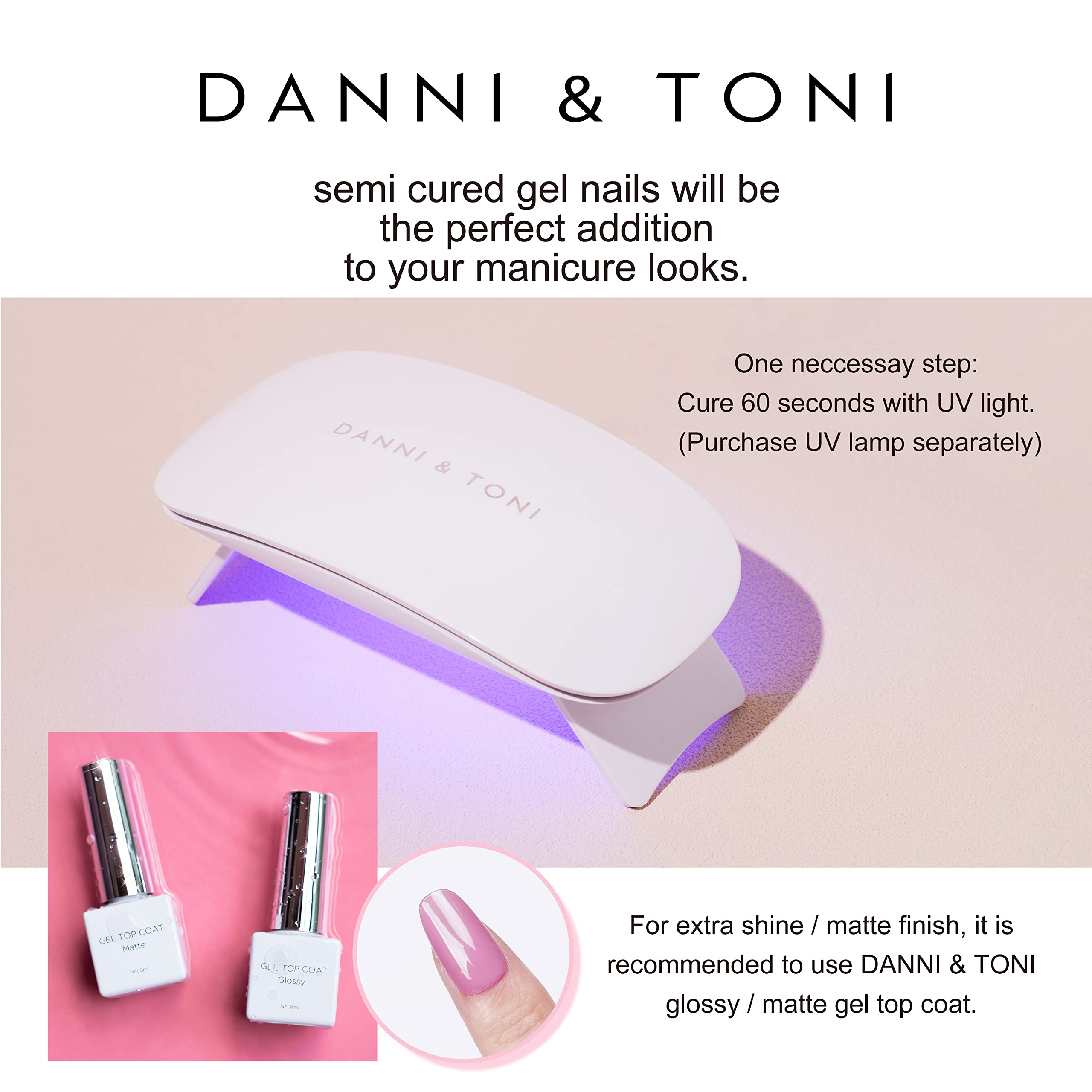 DANNI & TONI Ruby Chrome mirror effect for bold metallic nails.