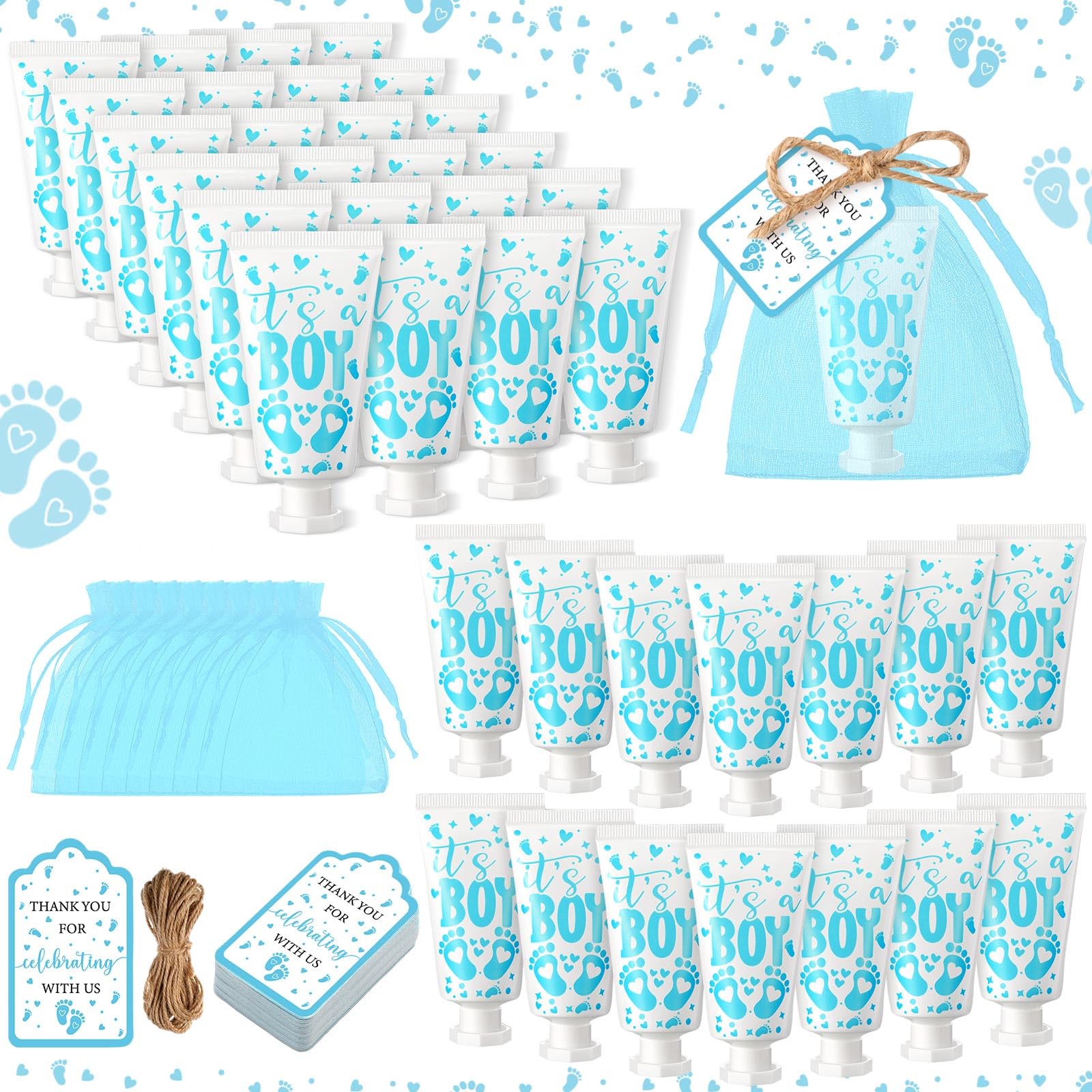 Dansib 48-set baby shower hand cream gifts pack for guests