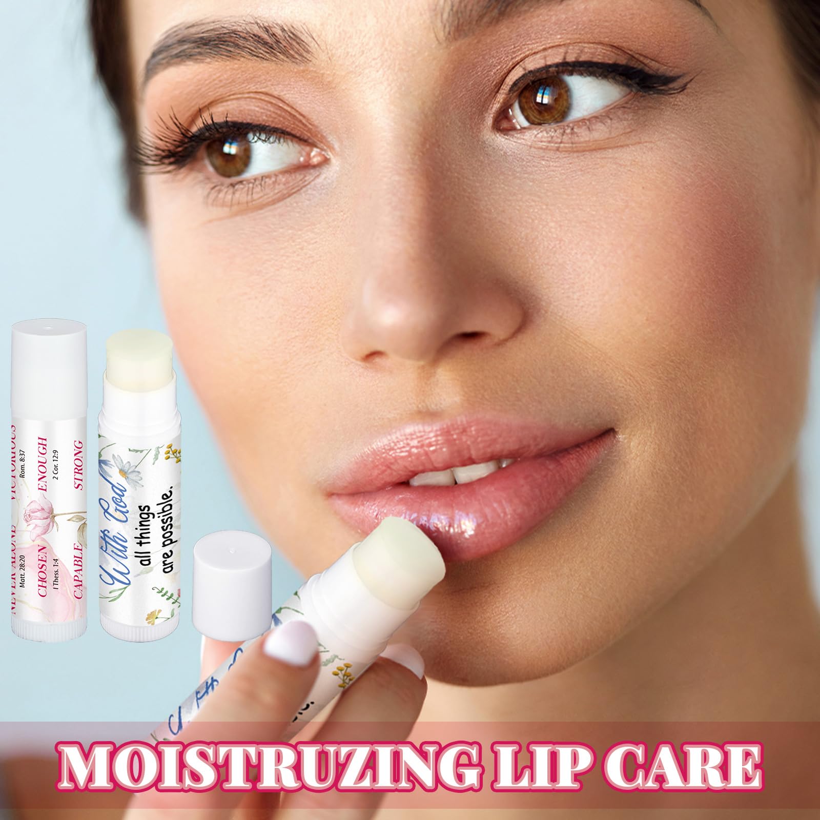 Dansib compact lip balm stick 6-7cm easy to carry in a bag.