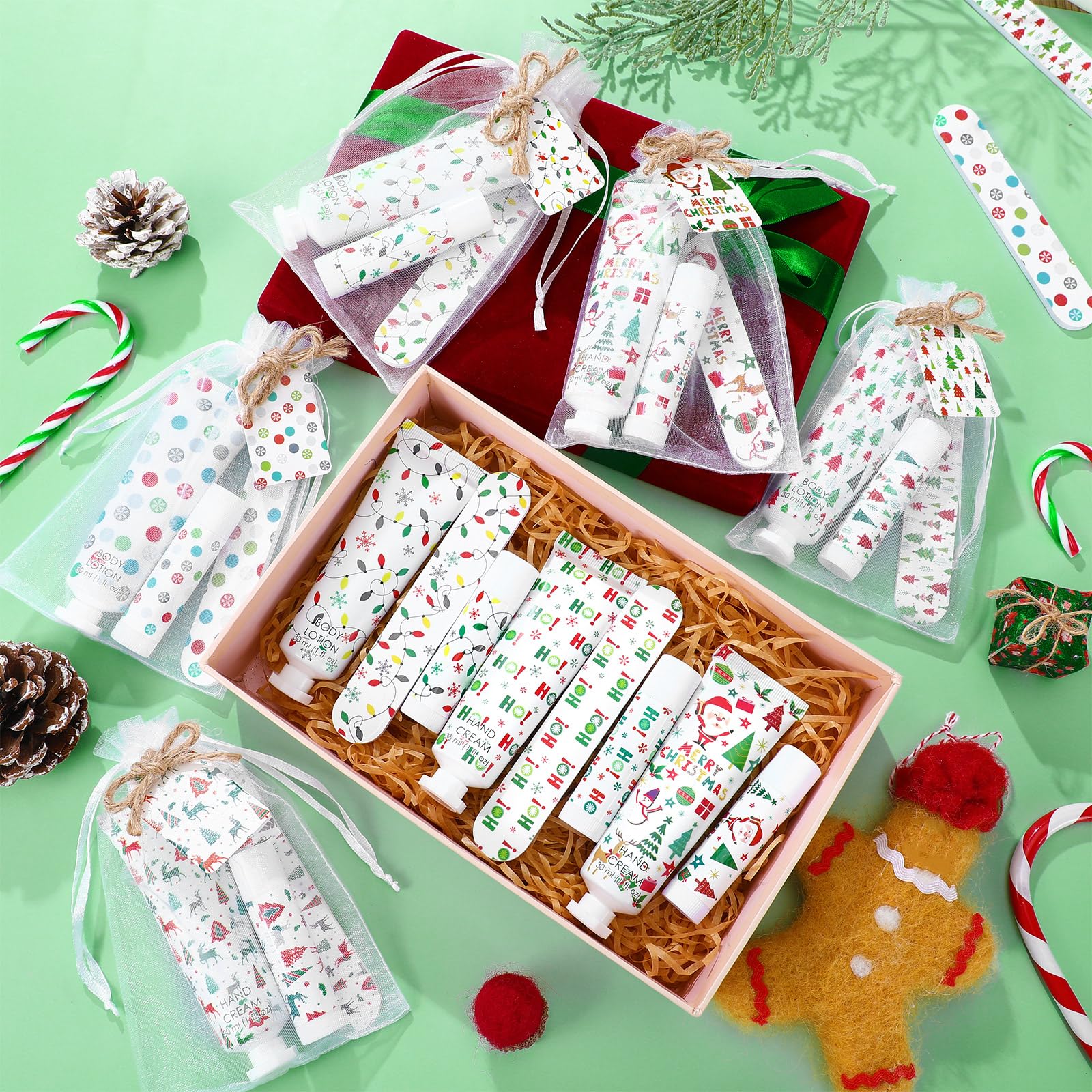 Dansi festive packaging enhances holiday gifting ambiance.
