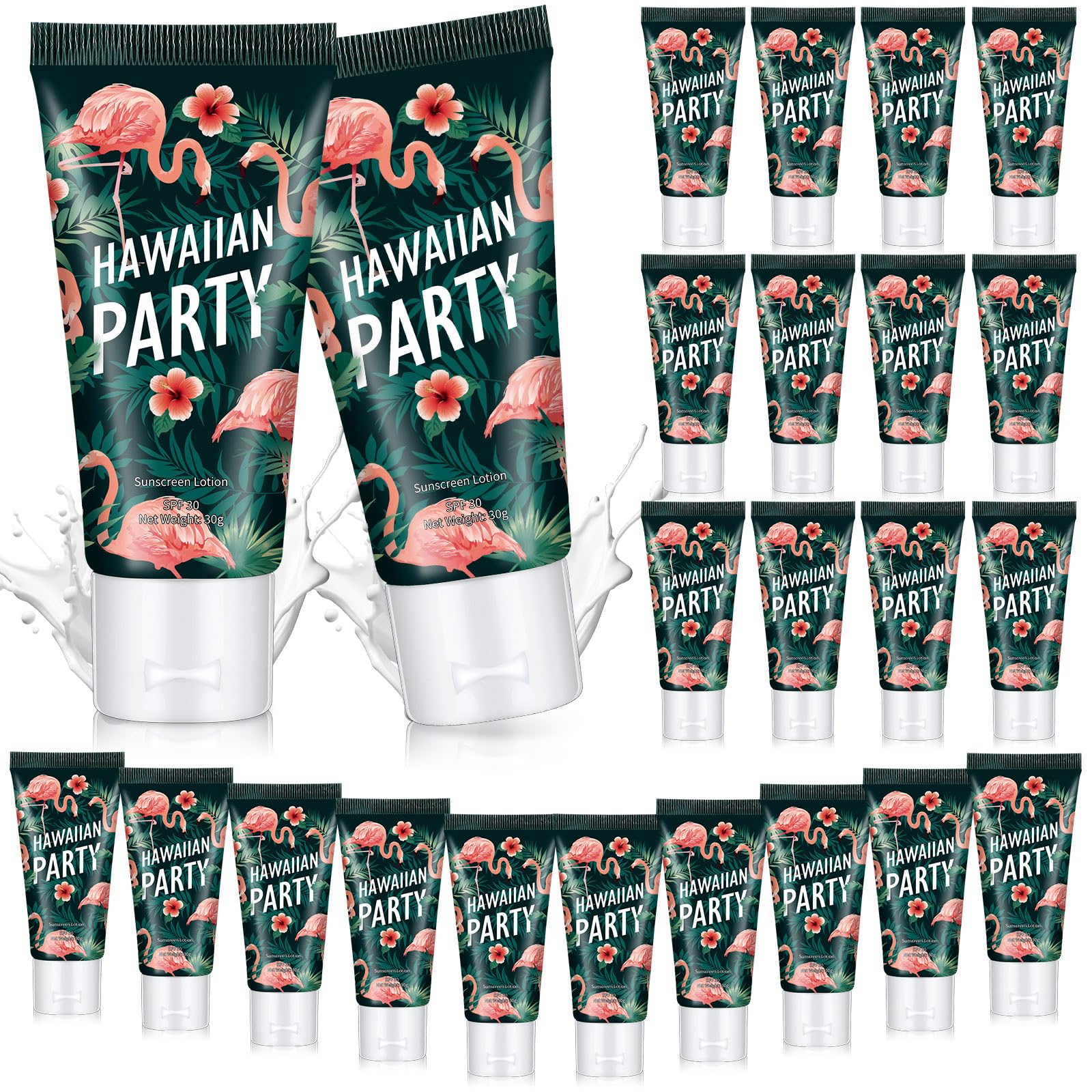 Dansib 24-pack mini sunscreen bottles for wedding favors