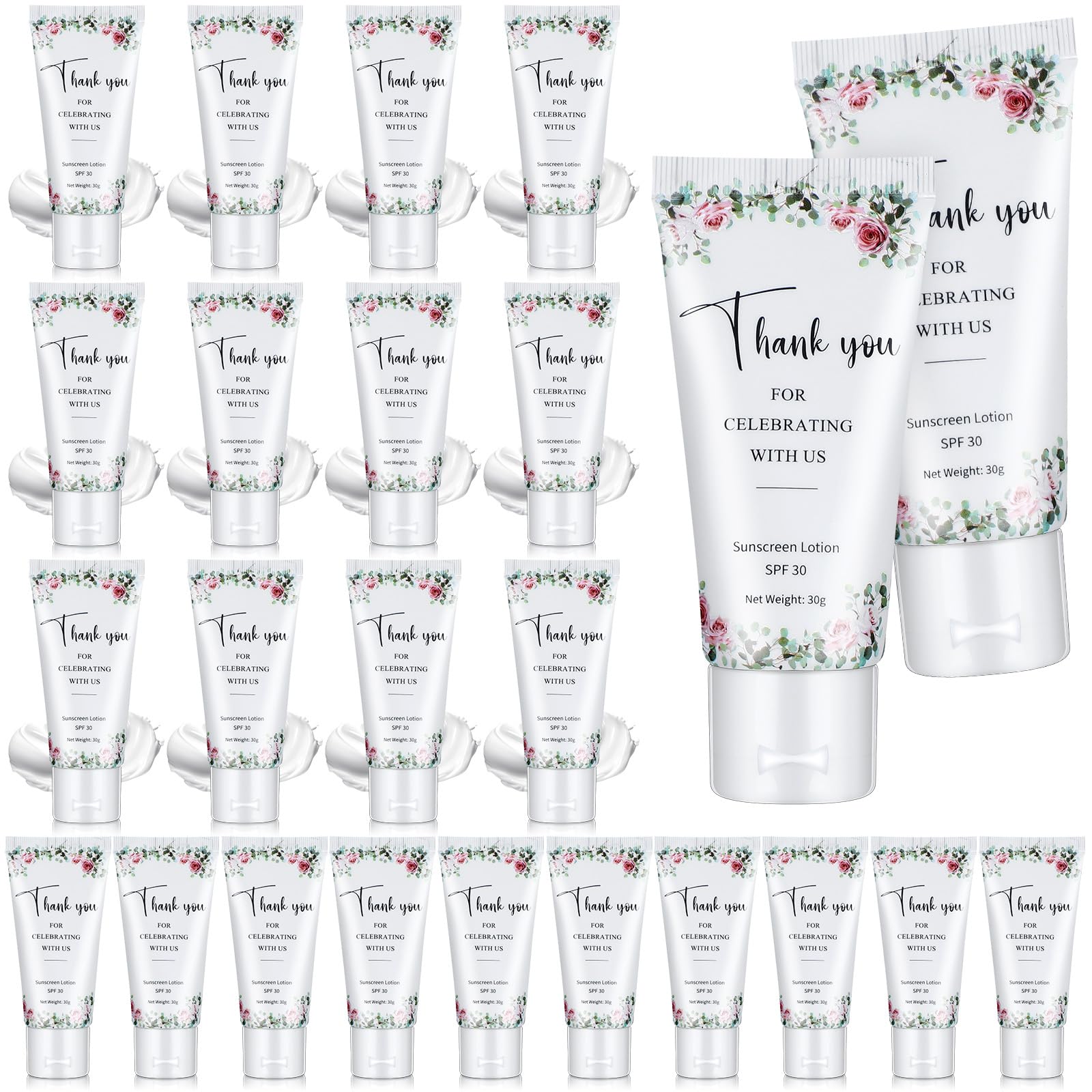Dansib 24-pack mini sunscreen bulk—wedding favors that protect guests from sun exposure.