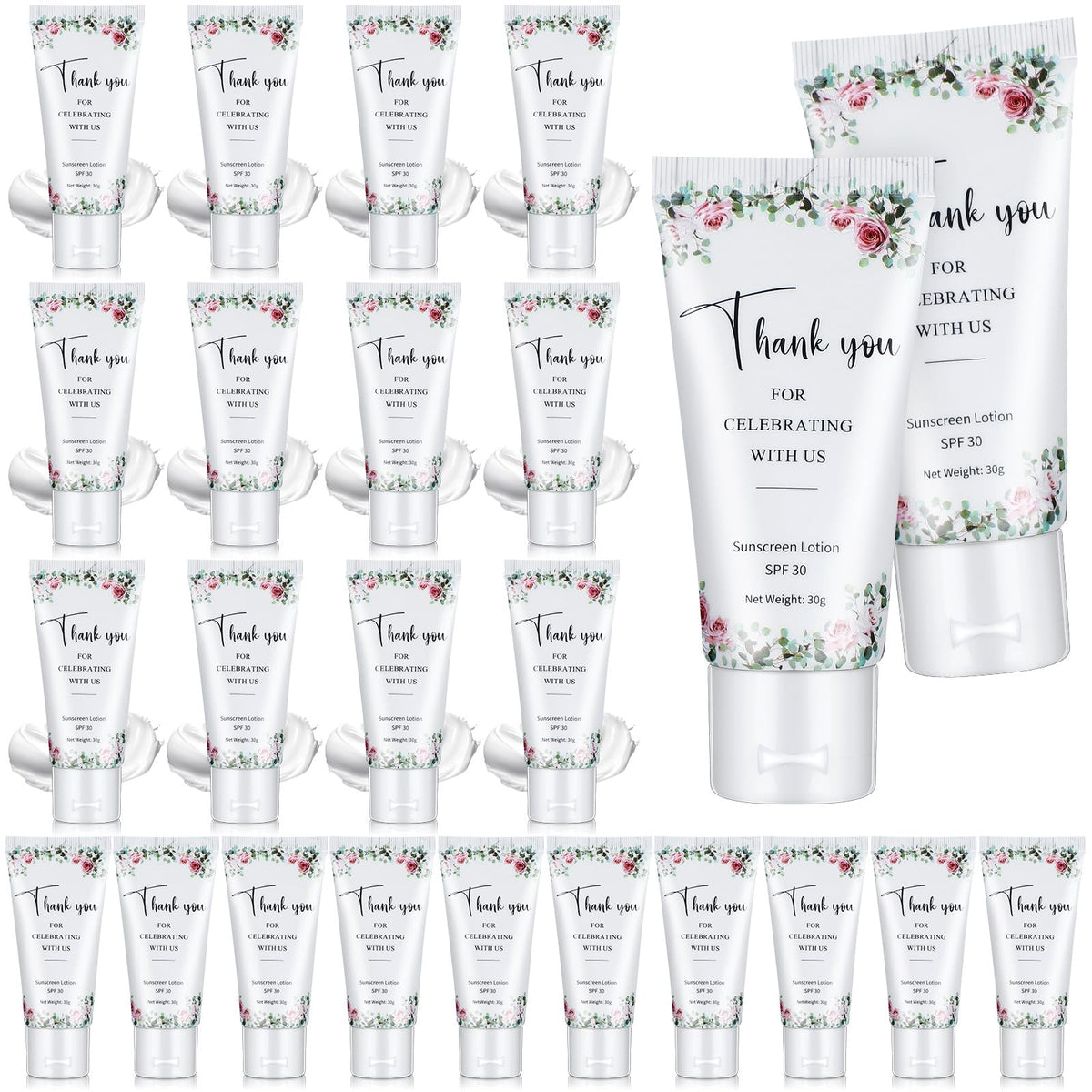 Dansib 24-pack mini sunscreen bulk—wedding favors that protect guests from sun exposure.