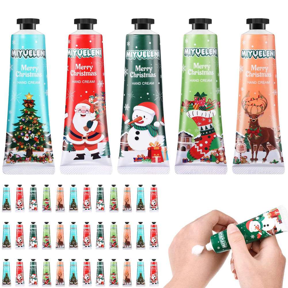 Dansib 36-piece Christmas hand cream set with assorted fragrances for gifting.