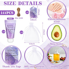 Dansib 48-hand-cream set with organza bags for easy sharing at events