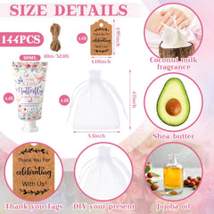 Dansib 48-pack hand cream with coconut milk fragrance for soothing on the go