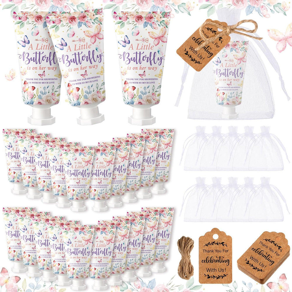 Dansib baby shower hand cream with eucalyptus design for stylish party favors